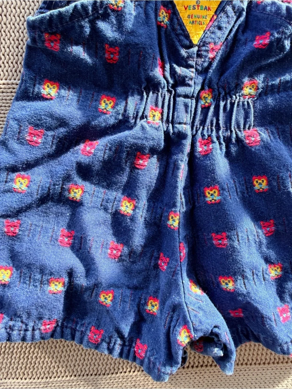 Rare Vintage y2k OshKosh B'gosh Navy Short cotton denim Overalls
